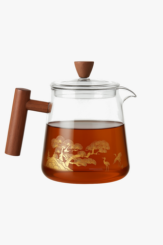 japanese glass teapot & cups