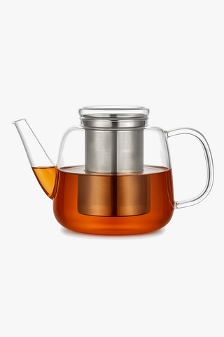borosilicate glass teapot with infuser