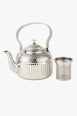stainless steel teapot with filter