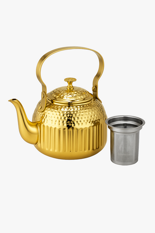 stainless steel teapot with filter