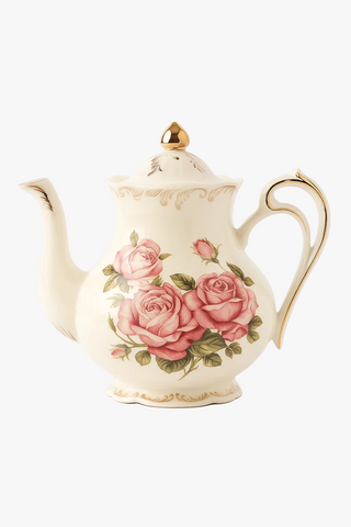 ceramic teapot & cups