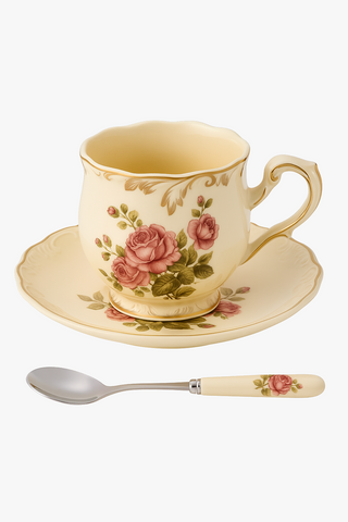 ceramic teapot & cups