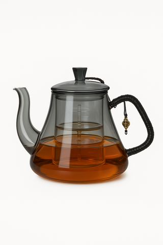 borosilicate glass teapot with infuser