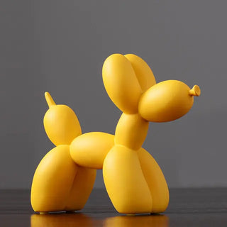 balloon dog sculpture colorful resin figurine eco friendly decor macro view