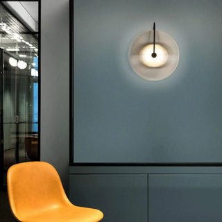 VERO glass wall sconce installed hallway bedroom