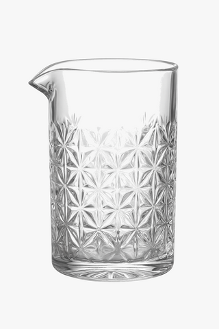 Embossed relief cocktail glasses, 700 ml