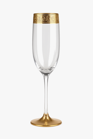 Crystal glass champagne glasses, 301 ml
