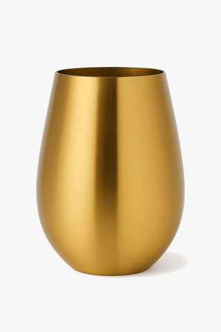 Stainless steel drinking glasses, 500 ml