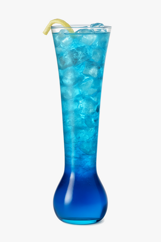 Ribbed crystal glass cocktail glasses
