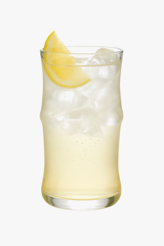 Ribbed crystal glass cocktail glasses