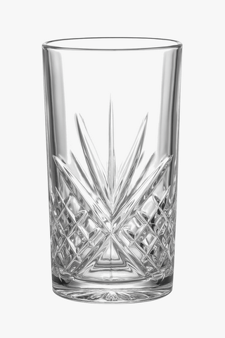 Ribbed crystal glass cocktail glasses