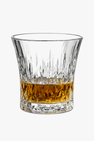 Vintage crystal glass drinking glasses