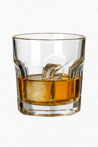 Vintage crystal glass drinking glasses
