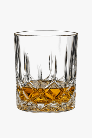 Vintage crystal glass drinking glasses