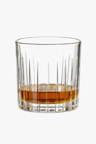 Vintage crystal glass drinking glasses