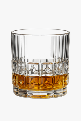 Vintage crystal glass drinking glasses