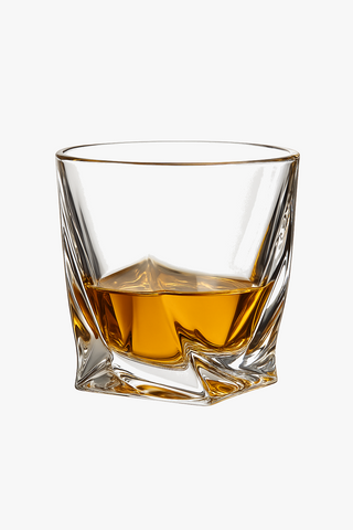 Vintage crystal glass drinking glasses