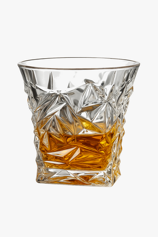 Vintage crystal glass drinking glasses