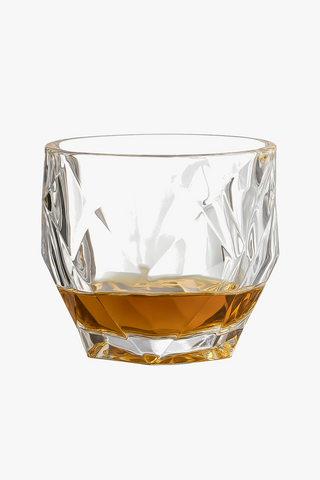 Vintage crystal glass drinking glasses