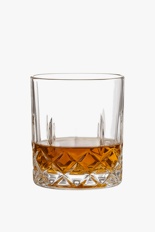 Vintage crystal glass drinking glasses
