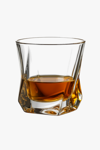 Vintage crystal glass drinking glasses