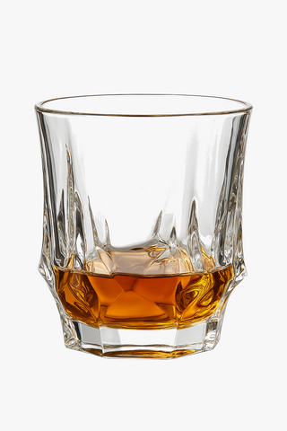 Vintage crystal glass drinking glasses