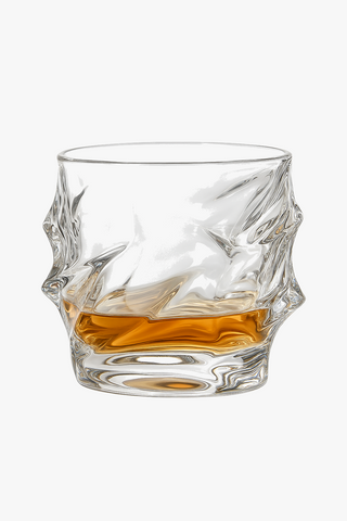 Vintage crystal glass drinking glasses