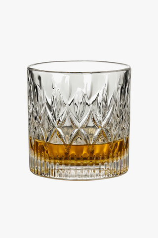 Vintage crystal glass drinking glasses