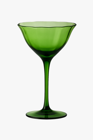 Vintage crystal glass wine glasses, 230 ml