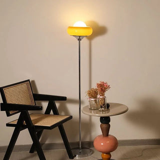 Iron glass Bauhaus lamp front — vintage creative design