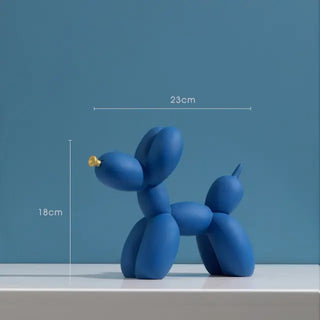 balloon dog sculpture colorful resin figurine eco friendly decor alternate view