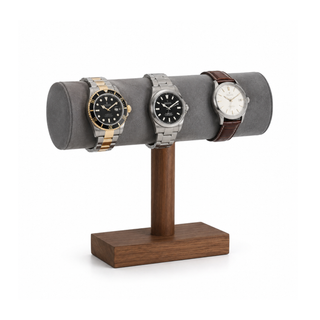 wooden jewelry display stand